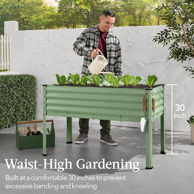Best Choice Products 48x24x30in Galvanized Raised Garden Bed, Metal Elevated - Image 3