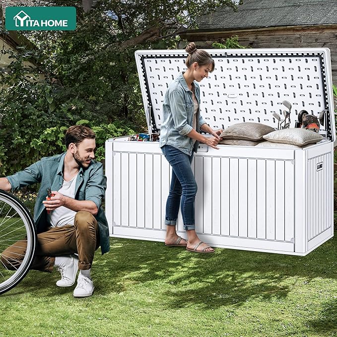 YITAHOME 260 Gallon Large Deck Box - Image 7