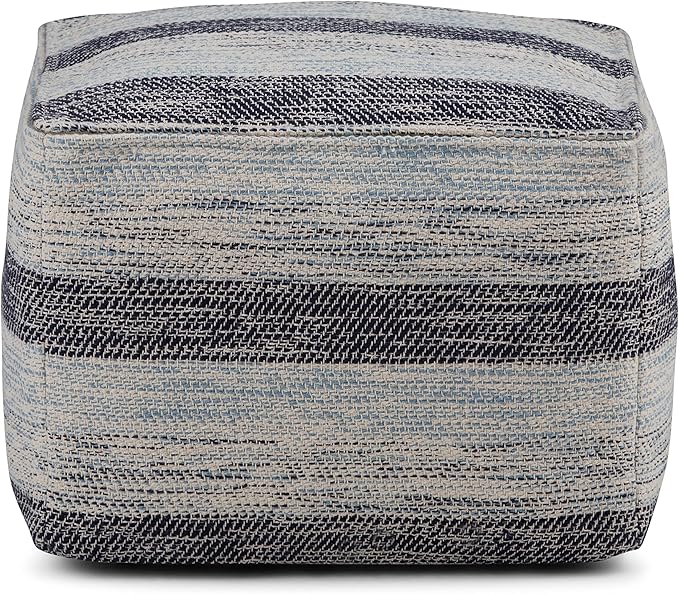 SIMPLIHOME Clay Square Pouf - Image 4