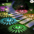 Nupostai 8 Pack Solar Pathway Lights, IP67 Waterproof, Outdoor Garden Yard Lawn by Nupostai