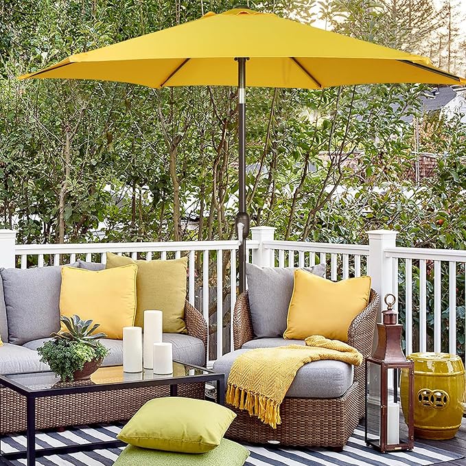 Blissun 7.5 ft Patio Umbrella, Yard Umbrella, Outdoor Market Umbrella - Image 6