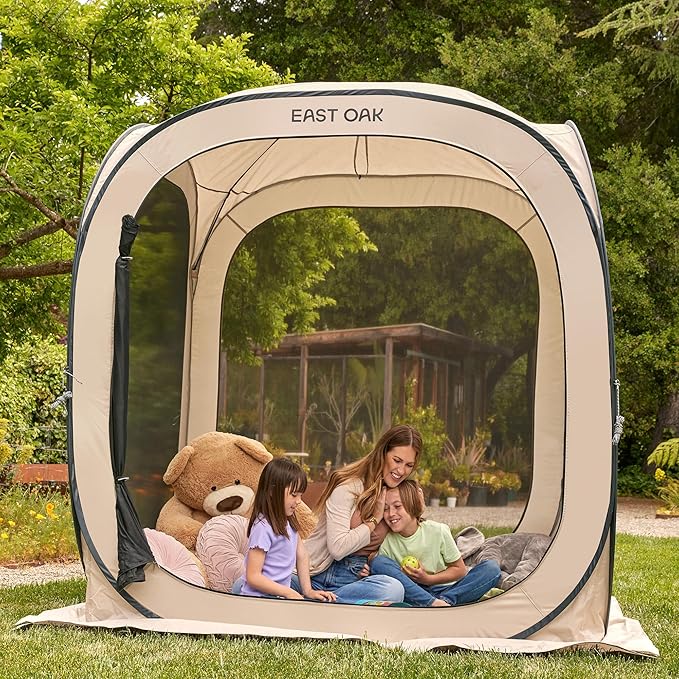 East Oak Screen House Tent Pop-Up, Portable Screen Room Canopy Instant Screen - Image 6