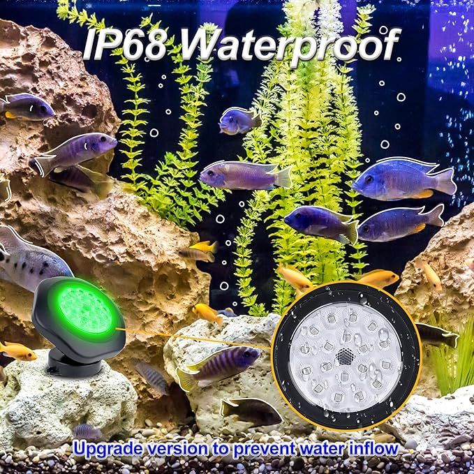 Solar Pond Lights, 18 LED Super Bright RGB LED Underwater Spotlights Color - Image 5