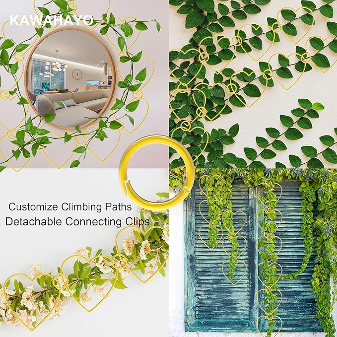 20 Pcs Chain Trellis for Climbing Plants Indoor Outdoor, Plant Trellis - Image 3