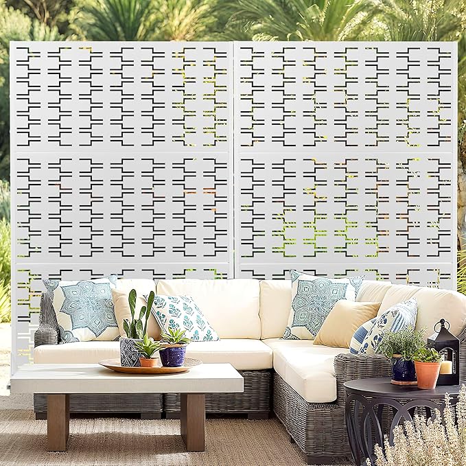 Outdoor Privacy Screen, Freestanding Privacy Fence Panels - Image 8