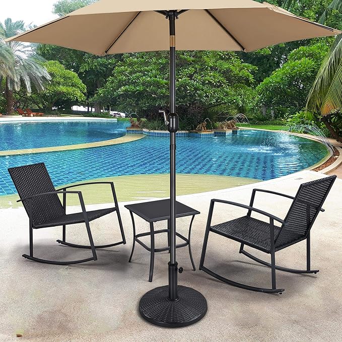 Yaheetech 22 lbs Heavy Duty Outdoor Umbrella Base 18" Round Patio Umbrella - Image 7
