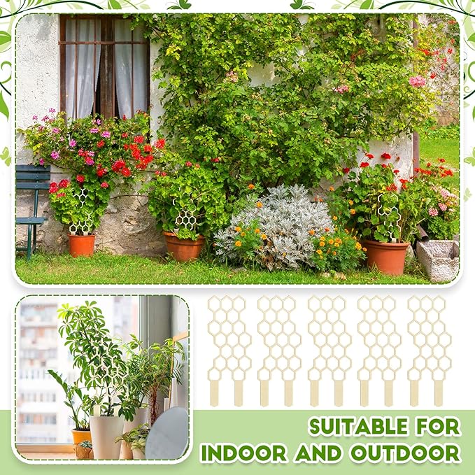 Nuenen 5 Pack Indoor Plant Trellis - Image 7