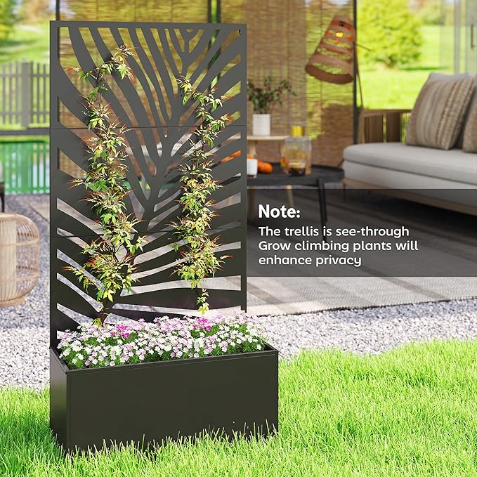 Outsunny Metal Planter Box - Image 6