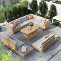 Grand patio 13-Piece Wicker Patio Furniture Set by GrandPatio