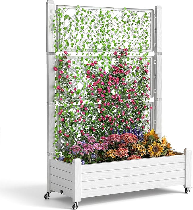 EasyUp Raised Garden Bed with Trellis by EASYUP