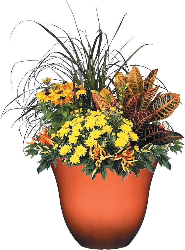 Classic Home & Garden Resin Flower Pot Planter - Image 2