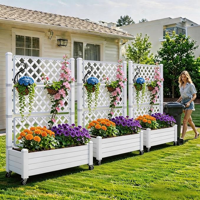 YITAHOME 43.3x17.7x61 in Planter Trellis Box - Image 6