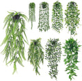 Der Rose 8Pcs Fake Plants Hanging Artificial Ivy Vine Faux Eucalyptus Hanging by DerRose
