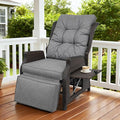 Outdoor Indoor Wicker Recliner by COMLAXFIELD