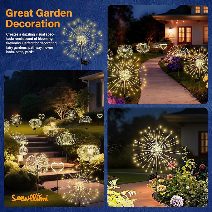 Solar Garden Lights Outdoor Decorative - Image 2
