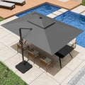 9x12FT Cantilever Patio Umbrella by ZLACUIU