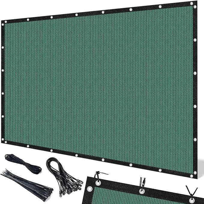 Artpuch 90% Sun Shade Cloth, 6 x 12 FT Pergola Shade Cover Canopy by Artpuch