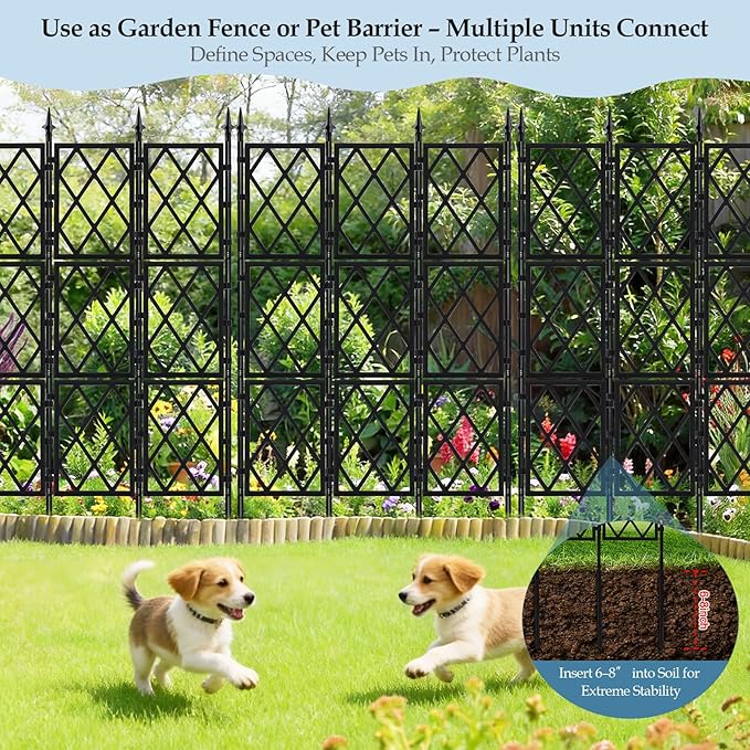 5.25FT Metal Garden Trellis for Climbing Plants Outdoor and Indoor - Image 7
