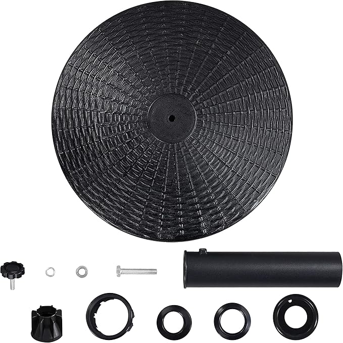 Yaheetech 22 lbs Heavy Duty Outdoor Umbrella Base 18" Round Patio Umbrella - Image 6