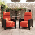 IDEALHOUSE Wicker Outdoor Recliner Reclining Patio Chairs by IDEALHOUSE