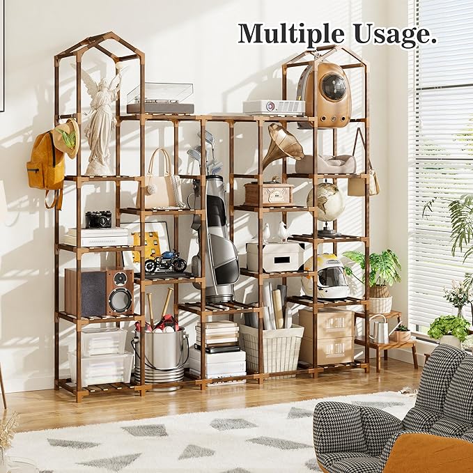 EnHomee Plant Stand Indoor Plant Stands Outdoor Tall Plant Shelf - Image 2