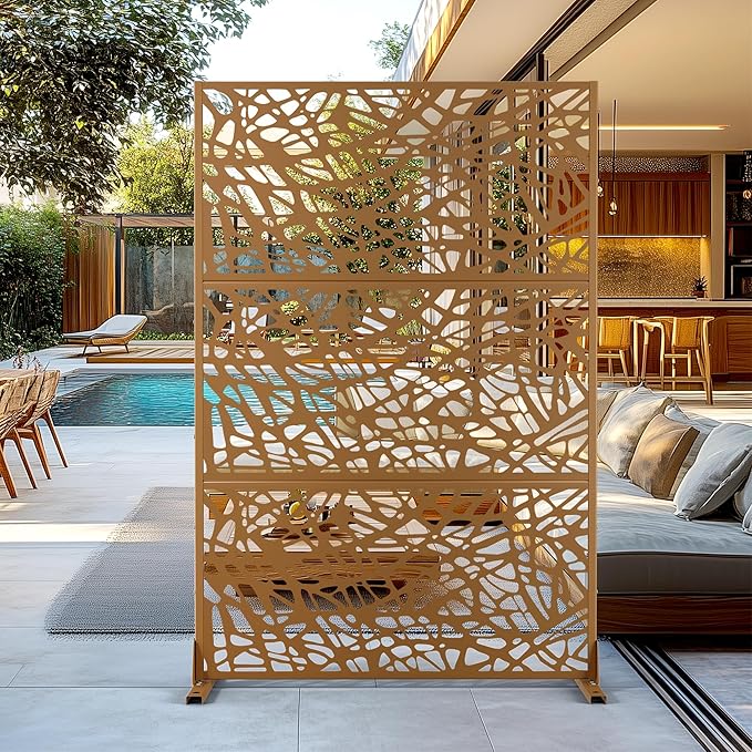 Outdoor Privacy Screen, Freestanding Privacy Fence Panels by FENCY