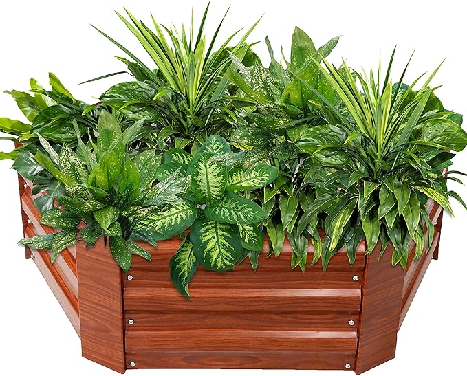 Sunnydaze 11.75" H Raised Metal Garden Bed by SunnydazeDecor