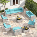 10-Seat Modern Patio Furniture Set by MASIONBACKYARDS