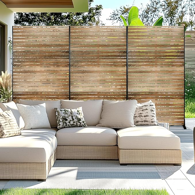 FENCY Outdoor Privacy Screen, Freestanding Decorative - Image 6