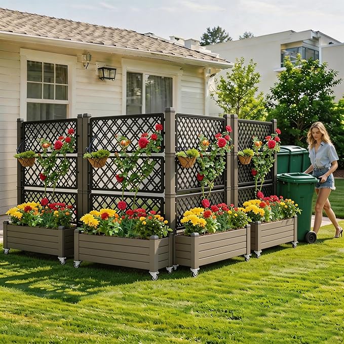 YITAHOME 3.6x1.5x5 FT Planter Box Trellis - Image 5