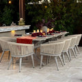 PURPLE LEAF 11 Pieces Outdoor Dining Set by PURPLELEAF
