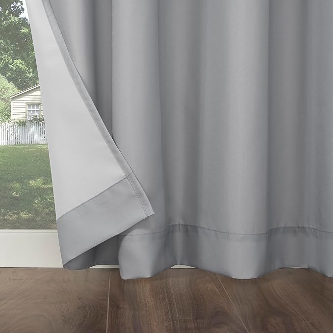 Sun Zero Marina Indoor/Outdoor UV Protectant Energy Efficient Grommet Curtain - Image 4