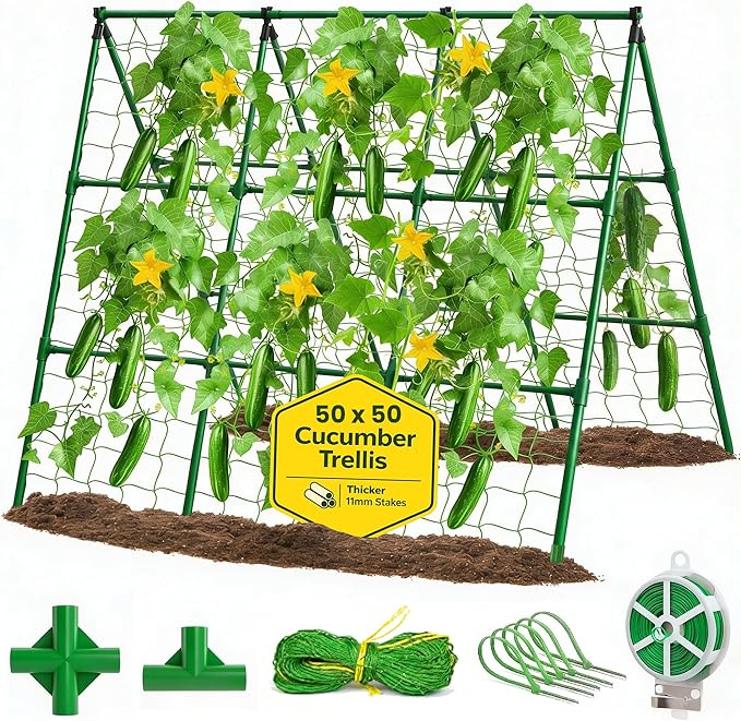 50x50 Cucumber Trellis for Raised Bed by K-BRANDS