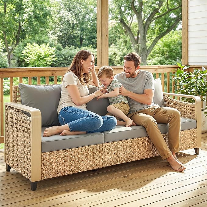 Outsunny Outdoor Patio Couch - Image 9