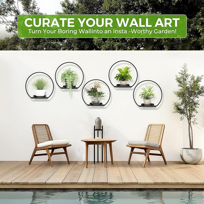 Wall Planters for Indoor Plants, Plant Frames Wall Decor Living Room Plant - Image 4