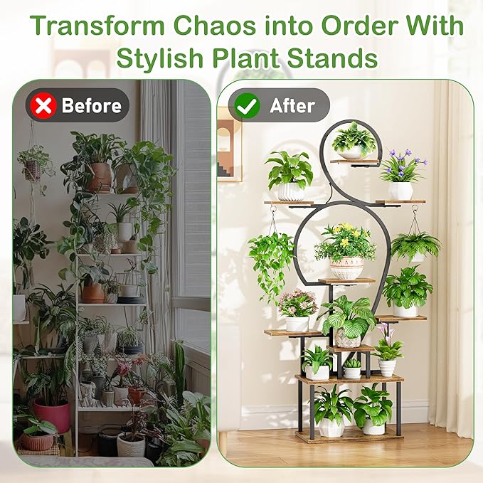 POZILAN Plant Stand Indoor - Image 2