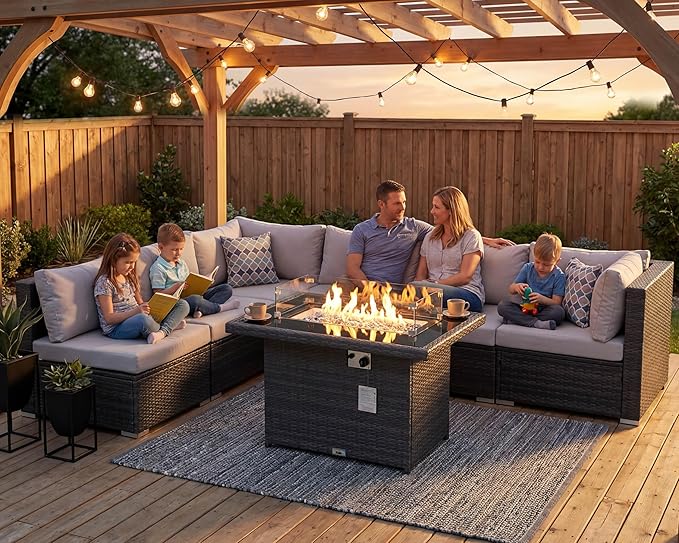 NICESOUL High-End Outdoor Patio Furniture Set - Image 3