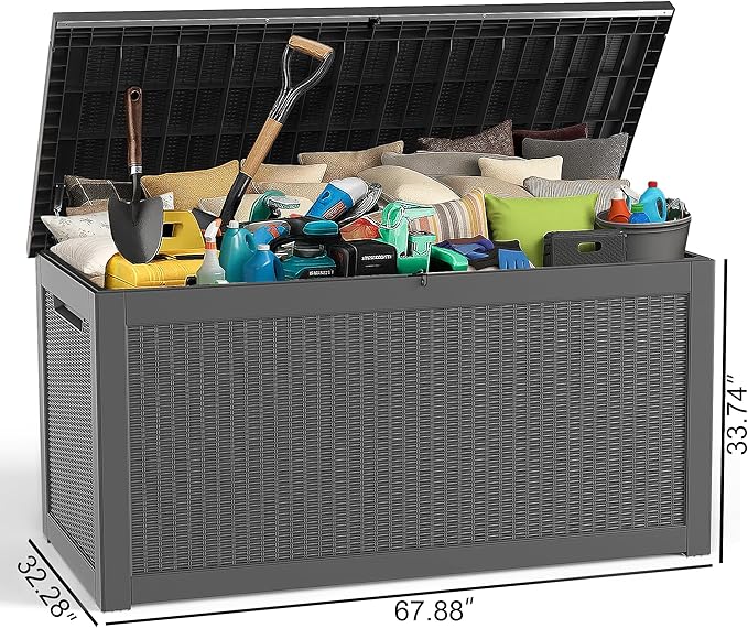 ROJIK Outdoor Storage Housing Deck Box - Image 2