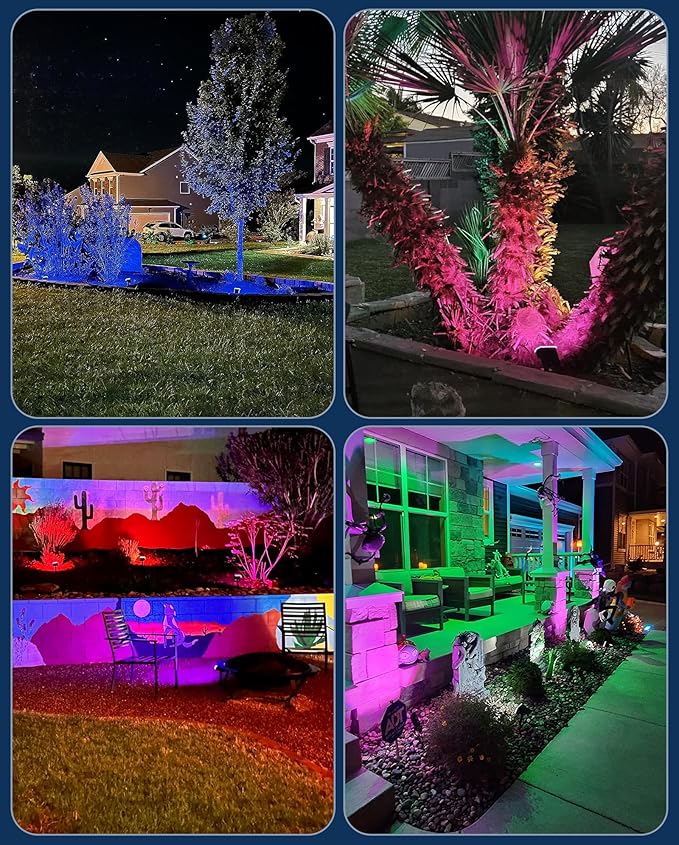 Solar Multicolor Lights Outdoor, 7 Lighting Modes Solar Light Outdoor - Image 6