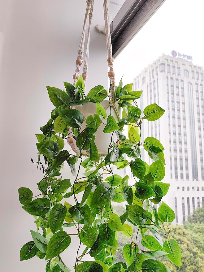 Comtelek Fake Hanging Plants Artificial Plants - Image 6