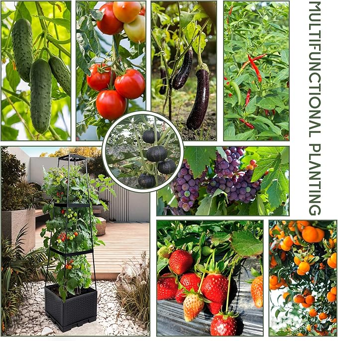 GENMOUS 3 Tiered Tomato Planter - Image 2