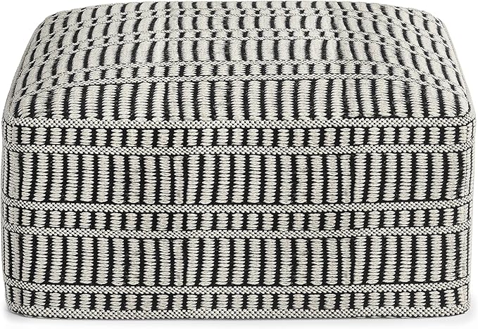 SIMPLIHOME Safford Square Pouf - Image 4