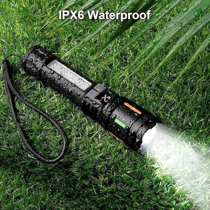 Rechargeable Flashlight High Lumens 900, Super Bright LED Handheld Flashlights - Image 5