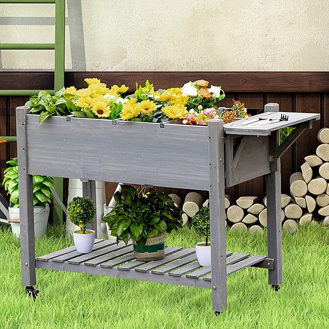 Outsunny Raised Garden Bed - Image 2