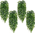 Waipfaru 4Pcs Fake Hanging Plants 2.7ft Fake Plants Eucalyptus Leaves UV by Waipfaru