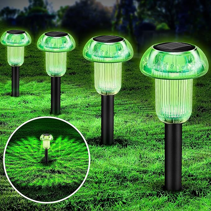 St Patricks Day Solar Pathway Lights Outdoor Decorative 4 Pack, Valentines Day - Image 6