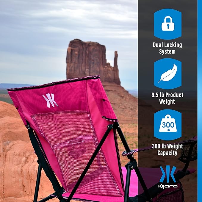 Kijaro Dual Lock Portable Camping Chairs - Image 6