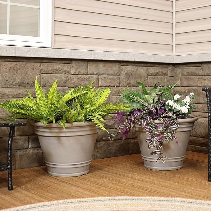 Sunnydaze 20-Inch Franklin Large Plant Pot - Image 7
