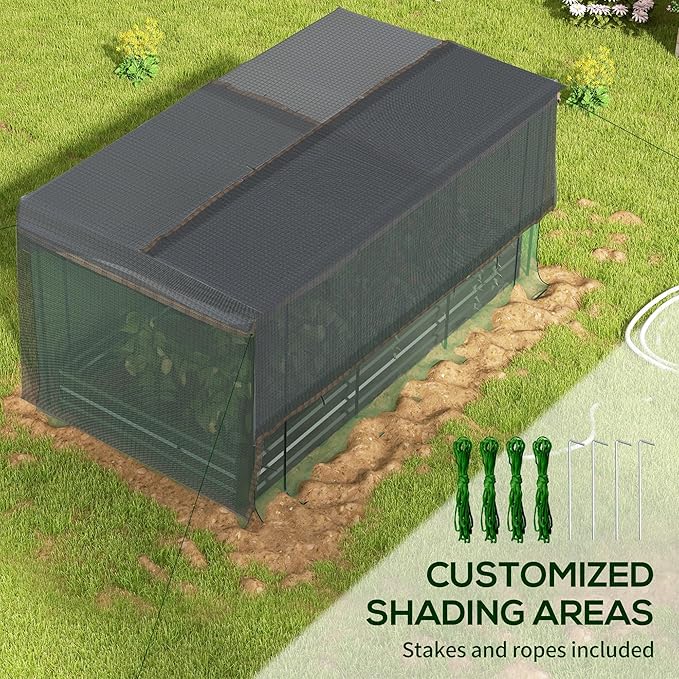 Outsunny 7.3 x 3.4 x 1 ft Galvanized Raised Garden Bed - Image 4
