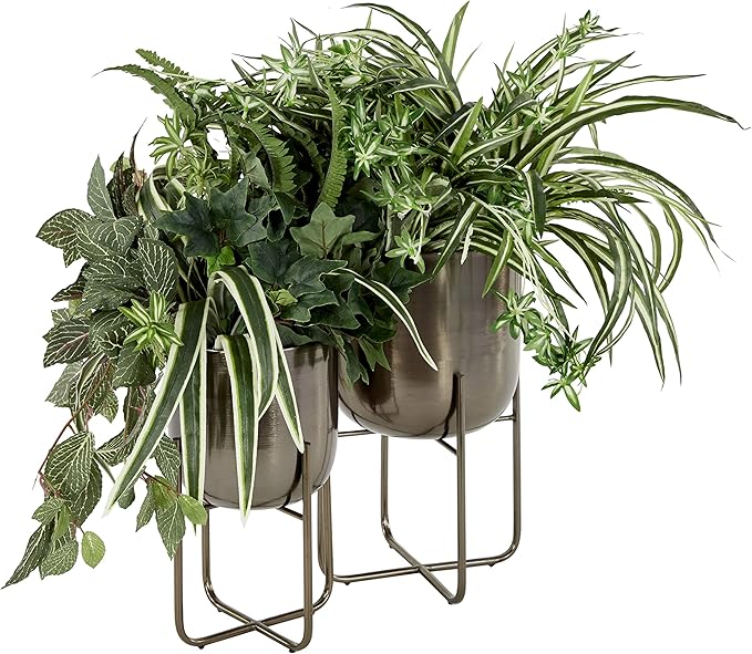 Deco 79 Metal Round Planter - Image 6